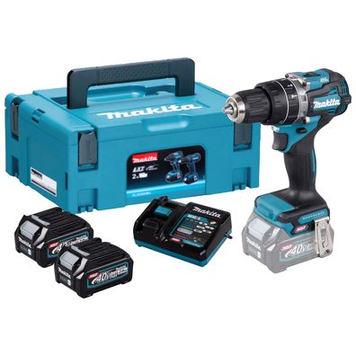 Makita HP002GA202 Akku-Schlagbohrschrauber 40V max. / 2x 2,0 Ah Akku + Lade