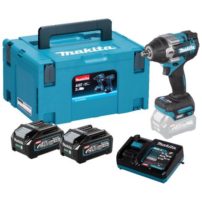 Makita TW007GM201 Akku-Schlagschrauber 40V max. / 2x 4,0 Ah Akku + Ladegerä