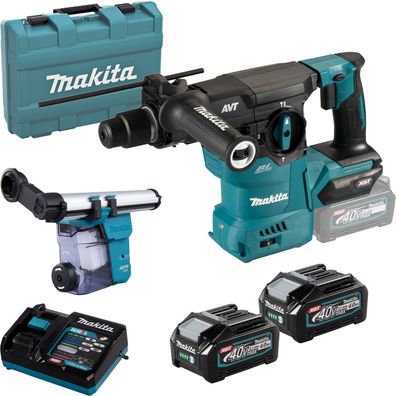 Makita HR008GZ Akku-Kombihammer SDS-PLUS 40V max. / 2x 4,0 Ah Akku + Ladege