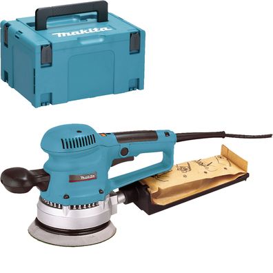 Makita BO6030JX Exzenterschleifer 310 W 150 mm + Schleifpapier-Set im MAKPA