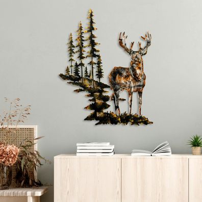 Wallity Wanddekoobjekt DYU1217 100% METAL (Thickness: 1,5 mm) 65 x 79 cm