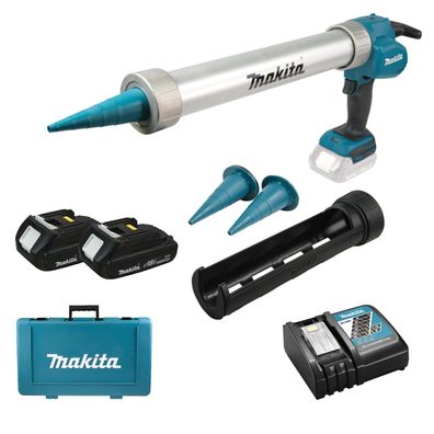 Makita DCG180RYEX Akku-Kartuschenpistole 18 V / 2x 1,5 Ah Akku + Ladegerät