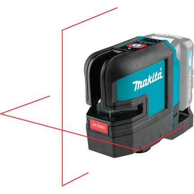 Makita SK105DZ Akku-Kreuzlinienlaser rot 12 V max. Solo