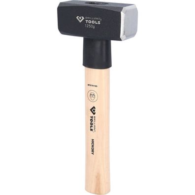 Brilliant TOOLS Fäustel mit Hickory-Stiel 1250 g - BT075125