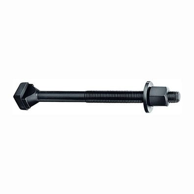 AMF T-Nutenschraube DIN 787 T-Nut 28 mm M24 Länge 160 mm mit Mutter und Sch