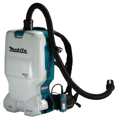 Makita DVC660Z Akku-Rucksackstaubsauger 2x 18 V Solo