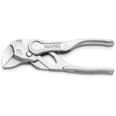 Knipex Zangenschléssel XS verchromt, aufgeprägte, raue Oberfläche 100 mm
