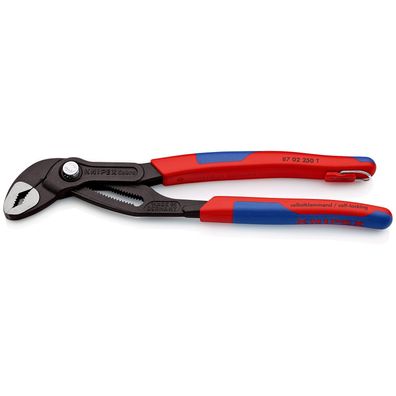 Knipex CobraÂ® mit Befestigungsöse grau atramentiert, mit Mehrkomponenten-Hé