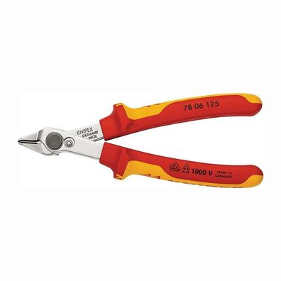 Knipex Elektronikseitenschneider Electronic Super-Knips Länge 125 mm Form 0