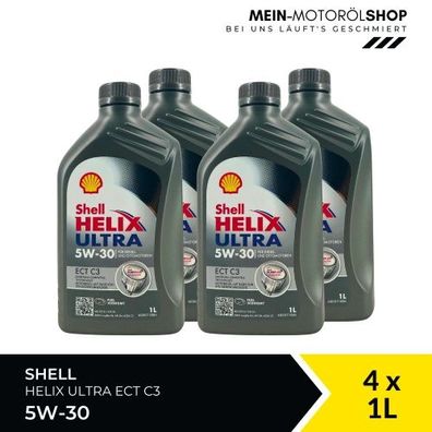 Shell Helix Ultra ECT C3 5W-30 4x1 Liter