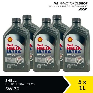 Shell Helix Ultra ECT C3 5W-30 5x1 Liter