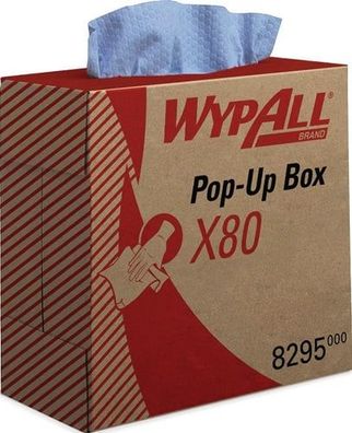 WYPALL Wischtuch X80 8295 L427xB212ca. mm blau 1-lagig 5 Boxen/KT - 8295