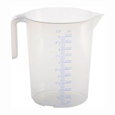 hénersdorff Messkanne 5000 ml Polypropylen transparent - 939500