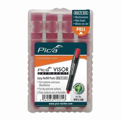 Pica Minenset Visor permanent 4x rot - 991/40