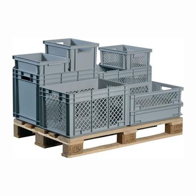 Lockweiler Transportstapelbehälter L600xB400xH220mm - NB42V2-139142220118