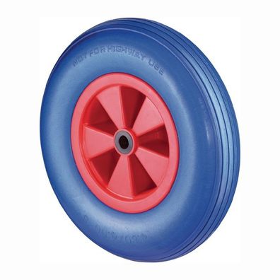 BS Rollen Polyurethanrad blau Rollenlager 260 mm 160 kg - D16.260