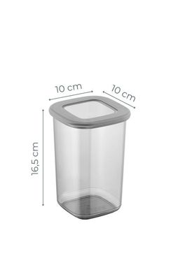 Hermia Concept Vorratsdose FRM1157 100% Plastic 10 x 10 x 16,5 cm / 1200 ml (12 Piece