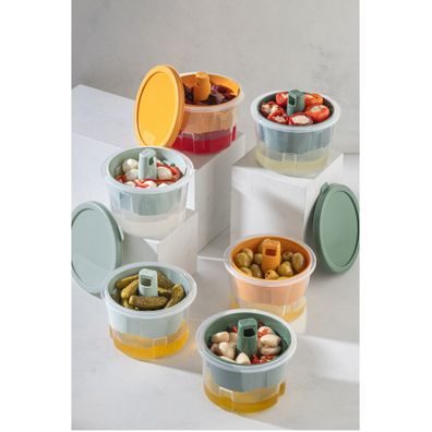 Skye Decor Vorratsdose FRM5705 100% Plastic 12 x 8 cm (3 Pieces)