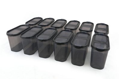 Hermia Concept Vorratsdose FRM1124 100% Plastic 9 x 19 x 12,5 cm / 1400 ml (12 Pieces