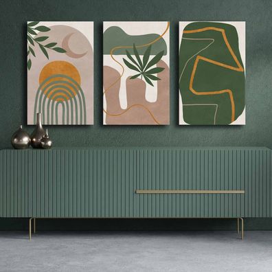 Skye Decor Leinwandbild FNA1124 100% CANVAS (Thickness: 2,8 mm) 45 x 70 cm (3 Pieces)