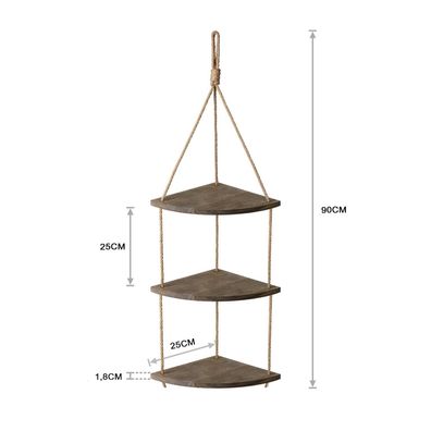 Skye Decor Wandregal EVL1877 100% SPRUCE WOOD