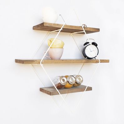 Skye Decor Wandregal EVL2672 100% SPRUCE WOOD