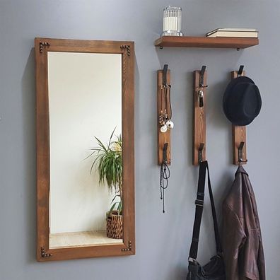 Skye Decor Garderobenständer NOS1210 100% PINE SOLID WOOD