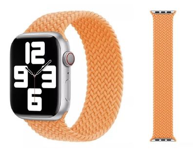 Original Apple Braided Solo Loop Armband 38/40/41mm Größe 5 Bright Orange