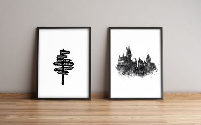 Wallity Leinwandbild APY2118 Painting: 100% MDF (Thickness: 2,7 mm) 36 x 51 cm (2 Pie