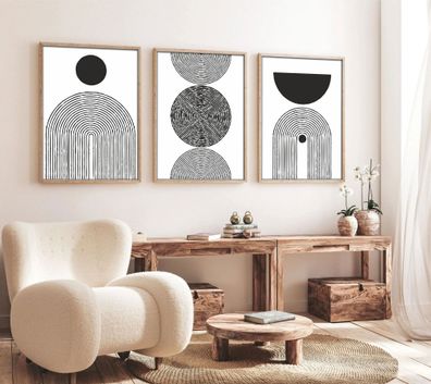 Wallity Leinwandbild BSE1340 Painting: 100% MDF (Thickness: 3 mm) 20 x 30 cm (3 Piece
