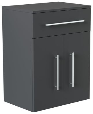 Badschrank 53x72cm, Unterschrank, Gäste Bad, Hängeschrank, Schublade