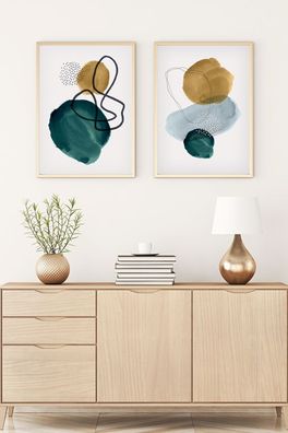 Wallity Leinwandbild BSE1191 Painting: 100% MDF (Thickness: 3 mm) 30 x 40 cm (2 Piece