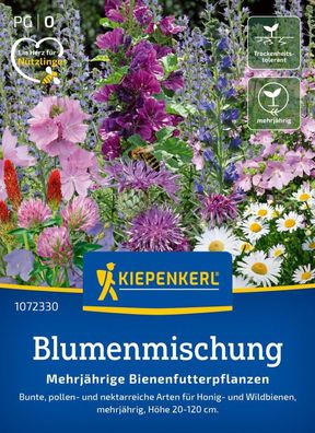 Blumensamen-Mischung Bienenfutterpflanzen, pollen- u nektarreiche Arten für