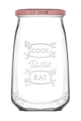 Hermia Concept Vorratsdose LAV1601 100% GLASS 8,2 x 8,2 x 17 cm / 1050 ml
