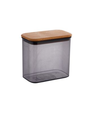 Hermia Concept Vorratsdose PLS1201 100% Plastic & WOODEN 15,5 x 9,5 x 14 cm / 1400 ml
