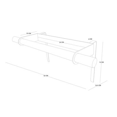 Hermia Concept Vorratsdose ENZ2627 METAL 32 x 10,5 x 14 cm