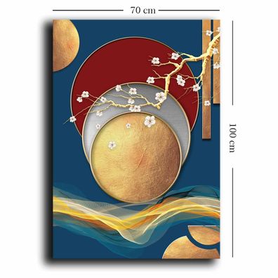 Wallity Leinwandbild RMF1233 100% CANVAS (Thickness: 2,8 mm) 70 x 100 cm