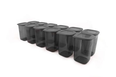 Hermia Concept Vorratsdose KSV1435 100% Plastic 6,5 x 6,5 x 13 cm / 1200 ml (12 Piece