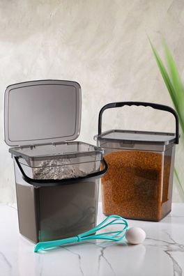 Hermia Concept Vorratsdose KSV9441 100% Plastic 24 x 25 x 17,5 cm / 6000 ml (2 Pieces