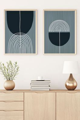 Wallity Leinwandbild BSE1157 Painting: 100% MDF (Thickness: 3 mm) 50 x 70 cm (2 Piece