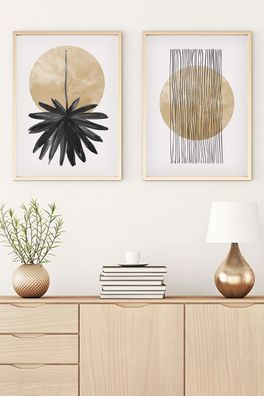 Wallity Leinwandbild BSE1715 Painting: 100% MDF (Thickness: 3 mm) 50 x 70 cm (2 Piece