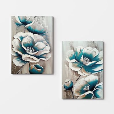 Wallity Leinwandbild NVT1115 100% CANVAS 50 x 70 cm (2 Pieces)