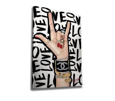 Wallity Leinwandbild WRZ1234 50% COTTON / 50% Polyester 70 x 100 cm