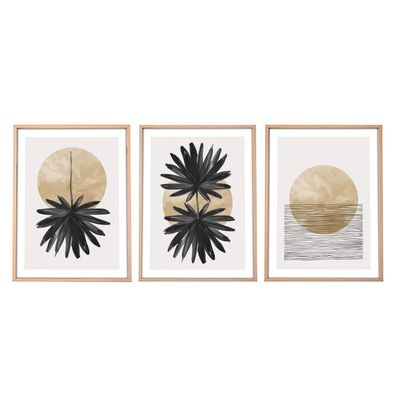 Wallity Leinwandbild BSE1526 Painting: 100% MDF (Thickness: 3 mm) 50 x 70 cm (3 Piece