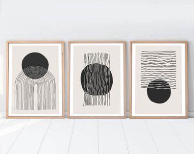 Wallity Leinwandbild BSE1534 Painting: 100% MDF (Thickness: 3 mm) 50 x 70 cm (3 Piece