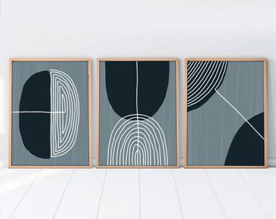 Wallity Leinwandbild BSE1538 Painting: 100% MDF (Thickness: 3 mm) 50 x 70 cm (3 Piece