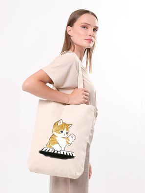 lucky bees Rucksack BRG1149 100% COTTON 35 x 40 x 8 cm