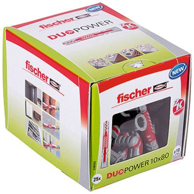 Fischer 25x Duopower 10 x 80 mm - 538252