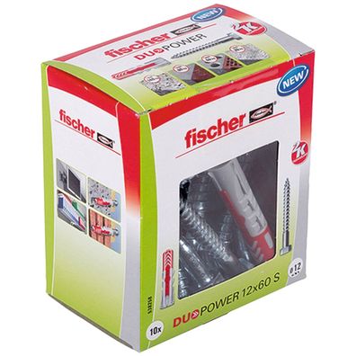 Fischer 10x Duopower 12 x 60 mm S LD - 538258