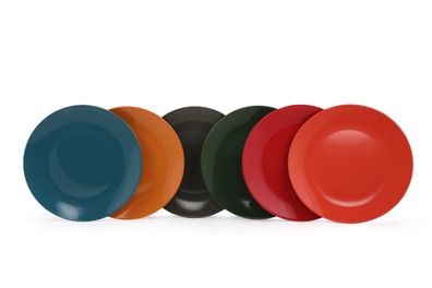 Hermia Concept Teller-Set KRM1395 100% Ceramic 25 x 25 x 3,7 cm (6 Pieces)